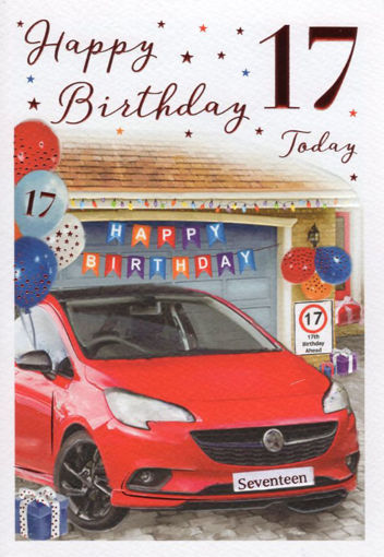 Picture of 17 TODAY BIRTHDAY CARD